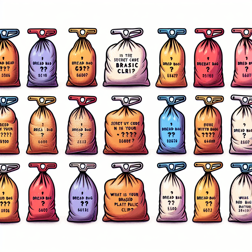 What is the secret code hidden in the color of your bread bag's plastic ...