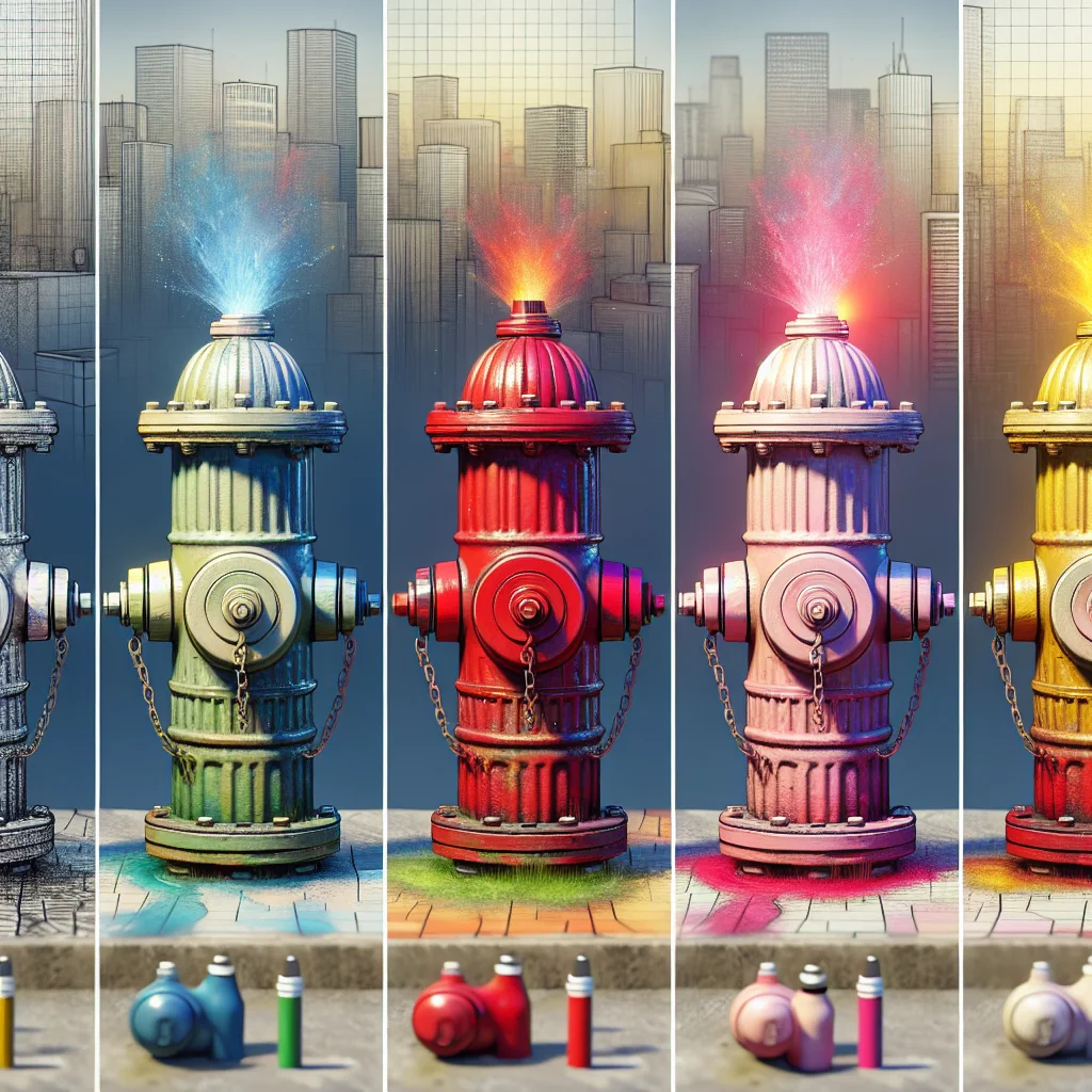 Why are fire hydrant tops painted specific colors to indicate the ...