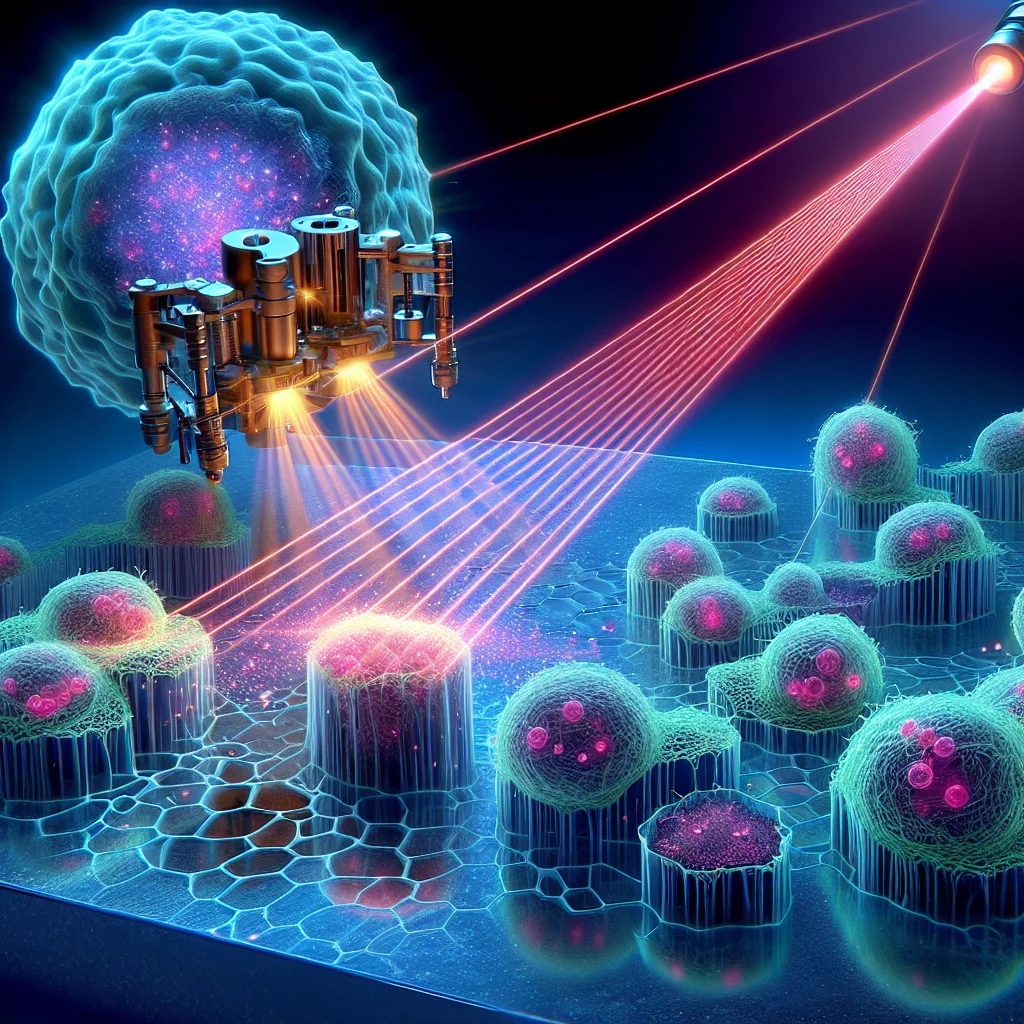 Cell Moving Machine Why can a laser beam act as a tractor beam to move individual living ...