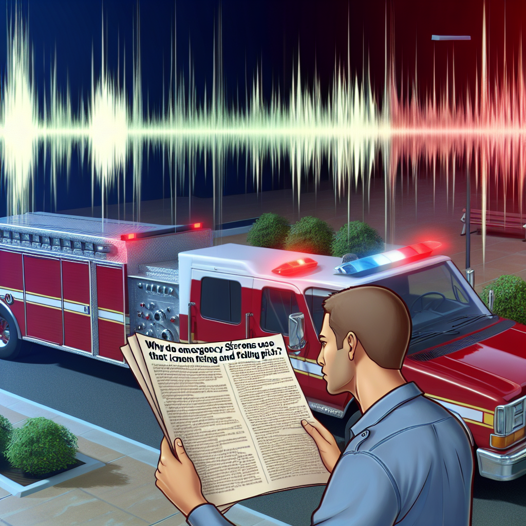 Why do emergency sirens use that iconic rising and falling pitch ...