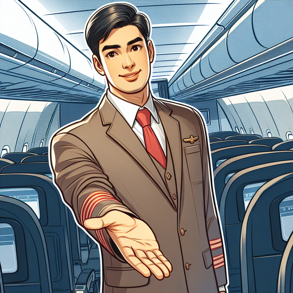Why do flight attendants often keep one hand behind their back while ...