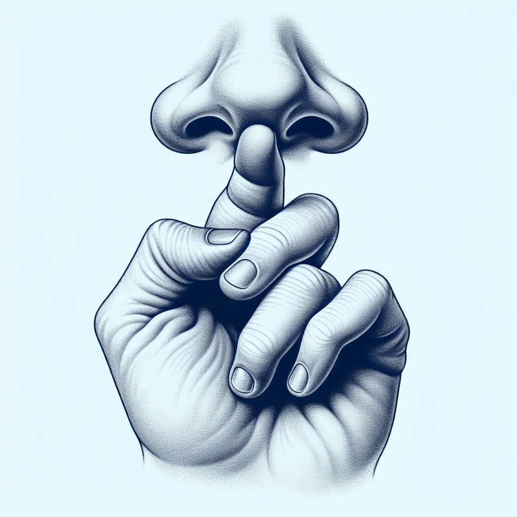 Why does touching your nose with crossed fingers make it feel like you ...