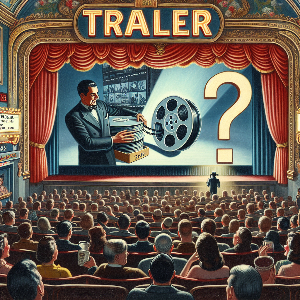 Why were the first movie trailers originally shown at the end of a film ...